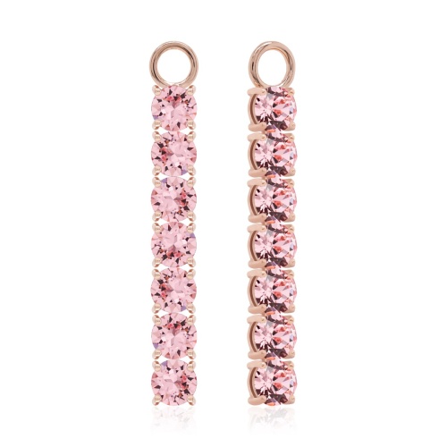 Tennis Charms Rose Gold-plated Lt Rose