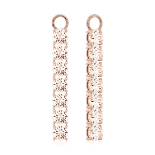 Tennis Charms Rose Gold-plated Lt Silk