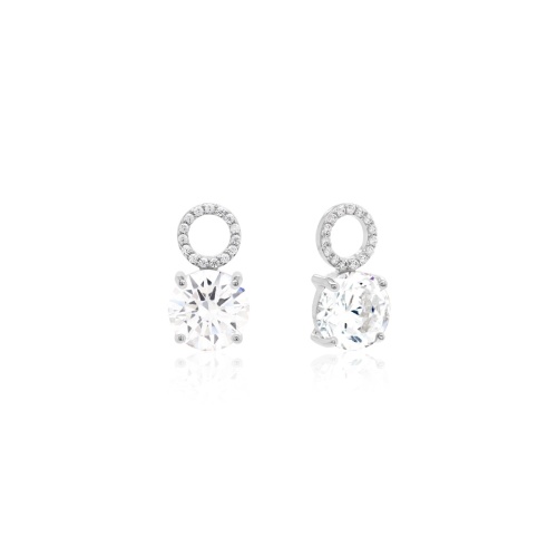 Round Stone Earring charms Crystal RH