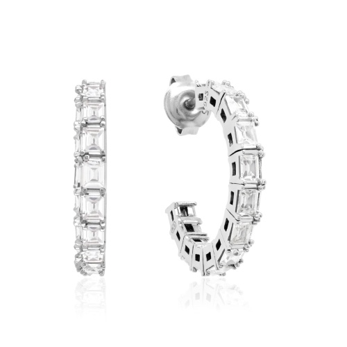 Inside Out Half Hoop earrings