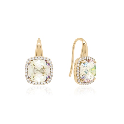 Vintage Hook Earrings Yellow gold-plated Paradise Shine
