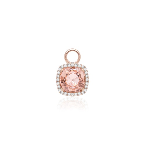 Vintage single charm rose gold-plated Vintage Rose