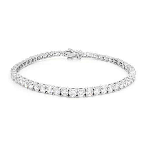 Tennis Bracelet Rhodium Plated 3mm