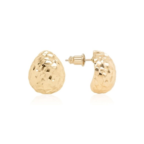 Born Bold Signature earrings Yellow Gold-Plated
