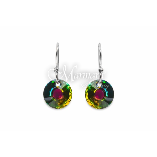 Round Earrings Vitral Medium