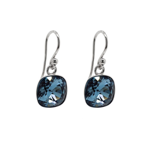 Fancy Stone earrings Denim Blue
