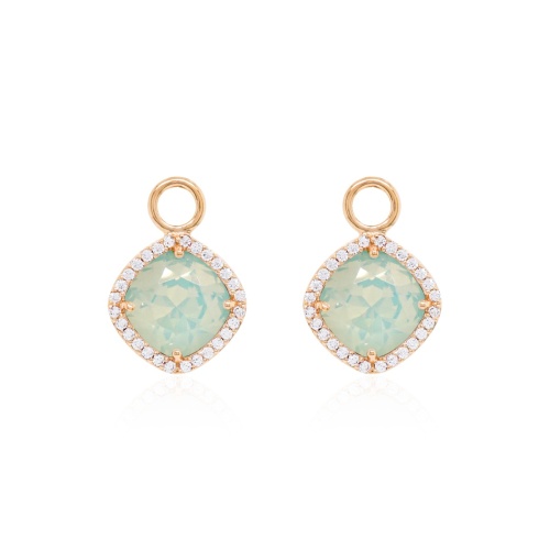 FANCY STONE CHARMS CHRYSOLITE OPAL
