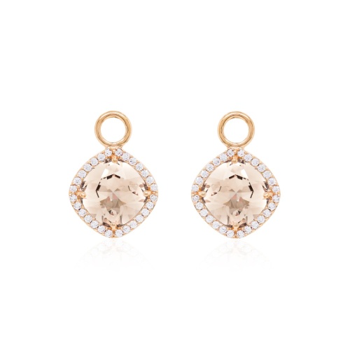 Fancy Stone Charms Light Silk