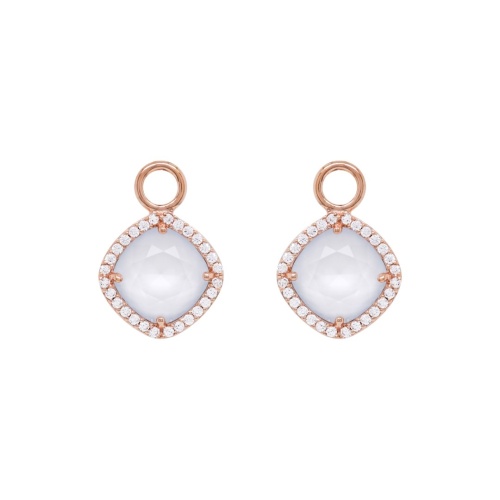 Fancy Stone Charms Powder Blue