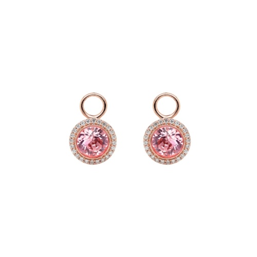 Earring Charms Lt Rose Ignite