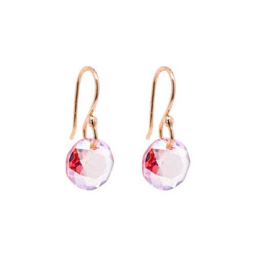 Classic Cut Earrings Lt Rose Shimmer