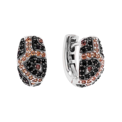 Base Earrings Leopard B