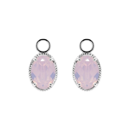 Oval Fancy Stone Charms Rose Water Opal
