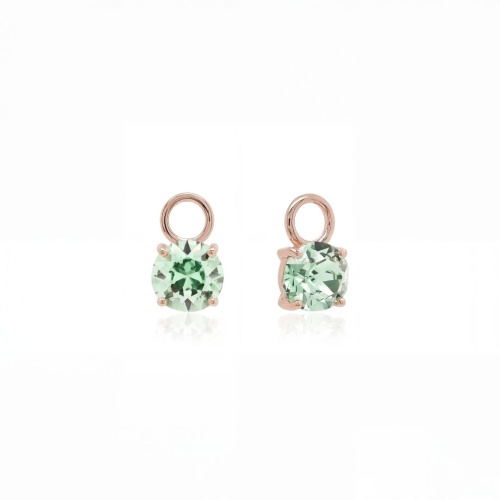 Mini Charms Rosé Gold plated Chrysolite