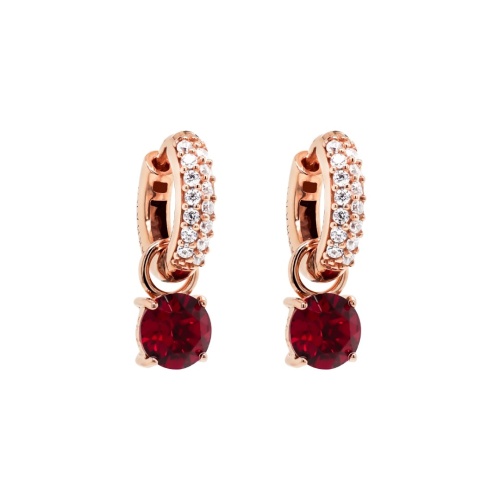 Mini Charms Earring Set Rose gold-plated