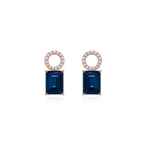Baguette Earring Charms Montana