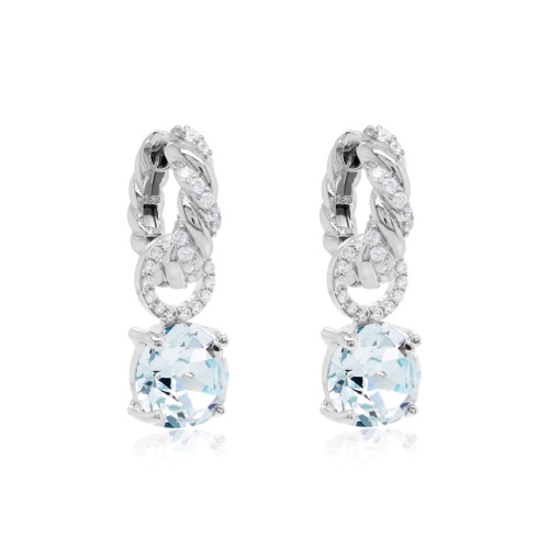 Knoty Charm Earrings Light Azore