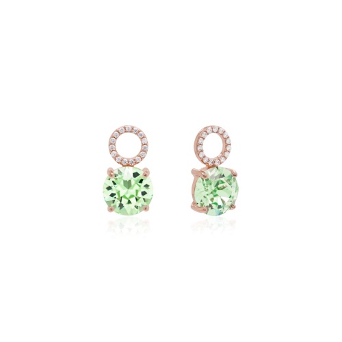 Earring charms Peridot