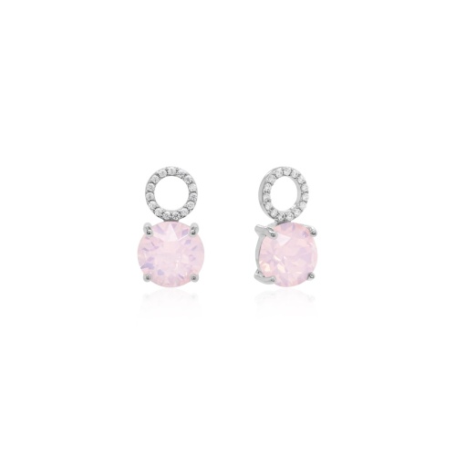 Earring charms Rose Water Opal