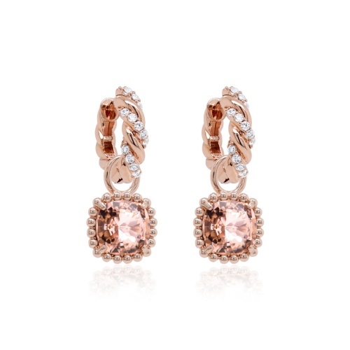 Charm Earrings Vintage Rose