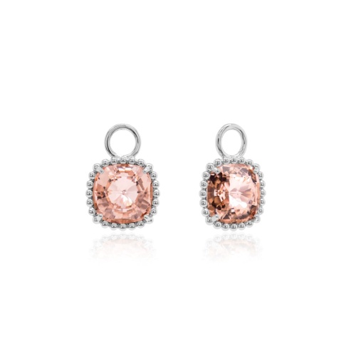 Earring charms Vintage Rose
