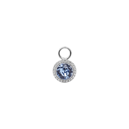Earring Charm Lt Sapphire