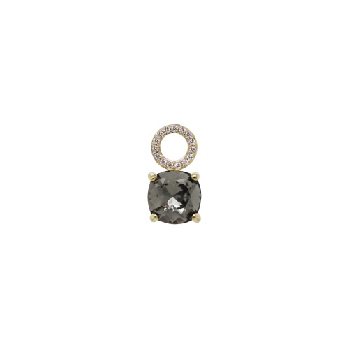 Fancy Stone Charm (Green Gold)