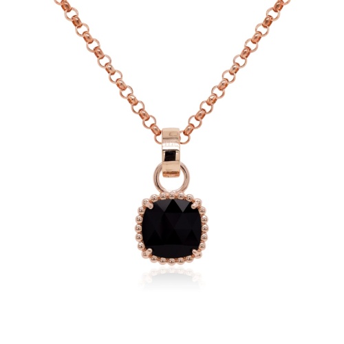 Charm Necklace Set Jet
