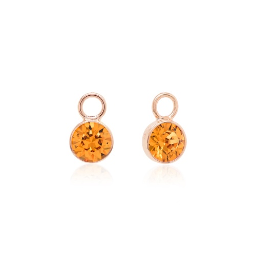 Earring Charms Golden Topaz