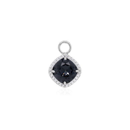 Fancy Stone Charm Graphite