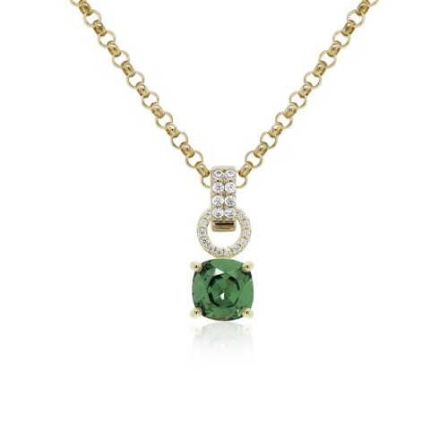 Fancy Stone Necklace Set Royal gold-plated Erinite