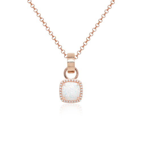 Fancy Opal Necklace Set Fire&Snow