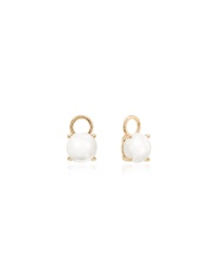 Classic Freshwater Pearl charms 8mm Yellow gold plated