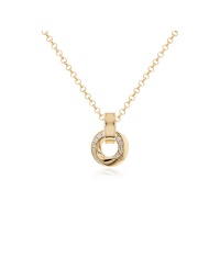 Trinity Necklace set Yellow gold-plated