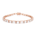 Icy Rainfall bracelet rose gold plating 17cm