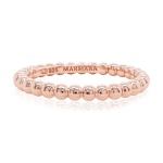 Bubbly Ring Rose Gold-plated