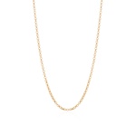 "Cable" chain Yellow gold-plated