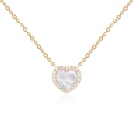 MOP Necklace Yellow Gold-plated