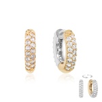 Two-Tone Base Earrings
