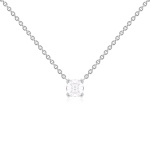 Crown Necklace Rhodium plated