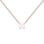 Crown Necklace Rose Gold-plated