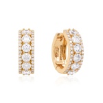 Majestic Earrings Yellow gold-plated