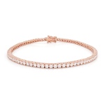Tennis Bracelet Rose Gold-plated 2mm