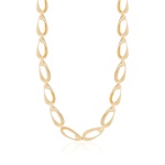Liquid Gold Necklace Yellow Gold plated 
