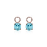 Fancy Stone Charms Lt Turquoise