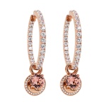 Mini Charms Earring Set Rose gold-plated