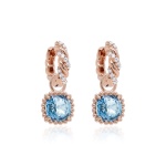 Charm Earrings Aquamarine