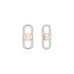 Fabulous Zirconia Link charms Rose-gold plated
