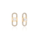 Fabulous Sparkling Zirconia Link charms Yellow-gold plated