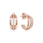 Classical Curve earrings Stud Earrings Rose gold plated